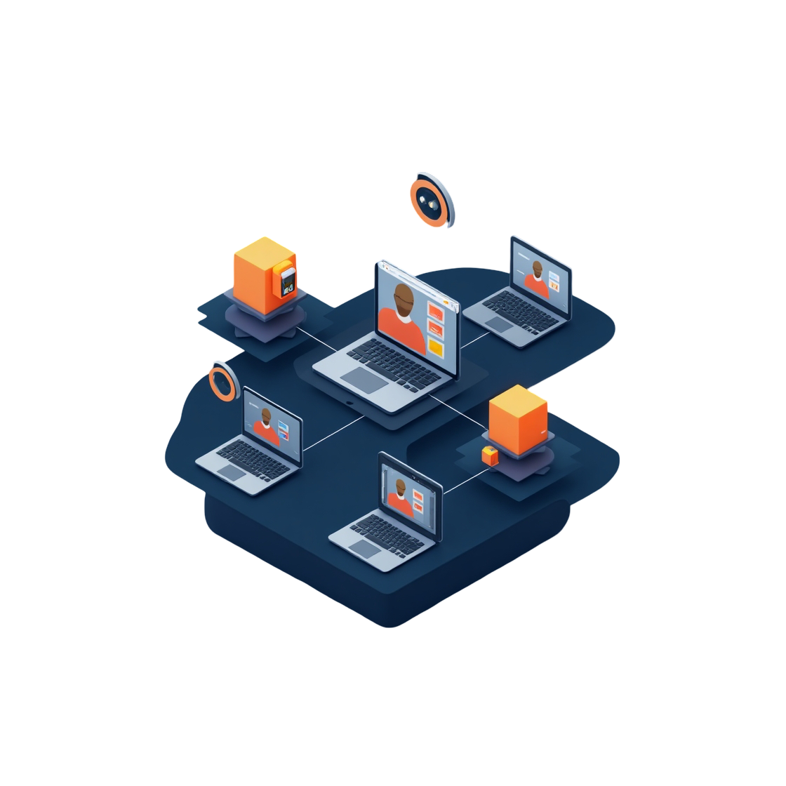 Devices interligados e gerenciados