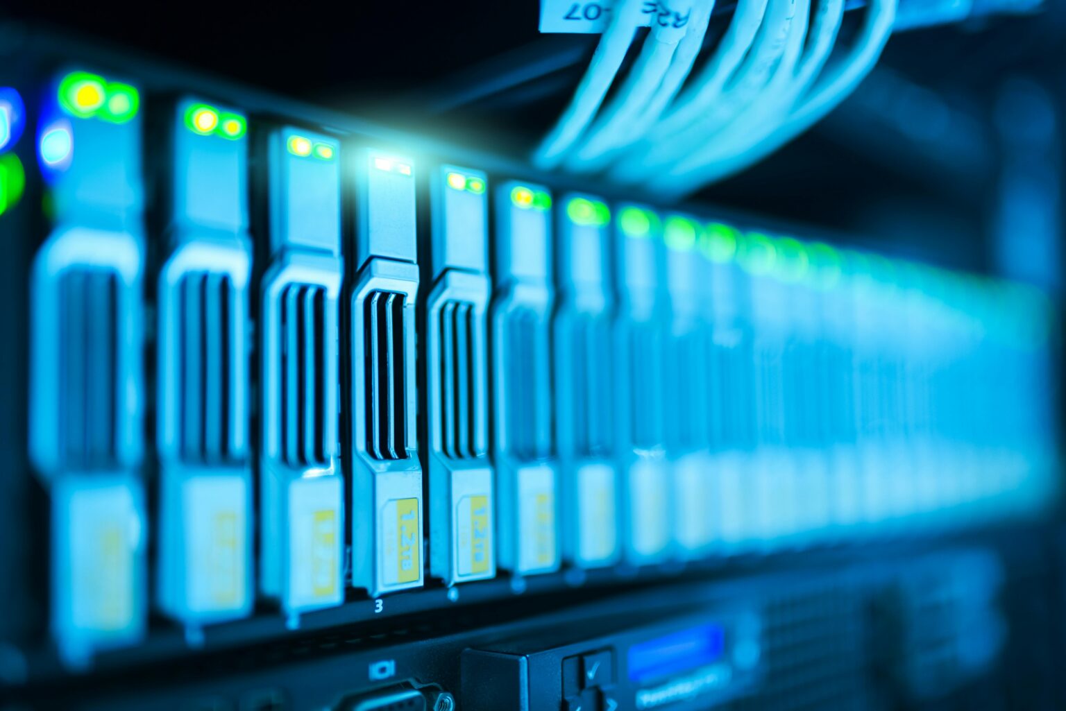 Equipamentos de storage em um data center